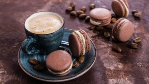 Macaron au Café