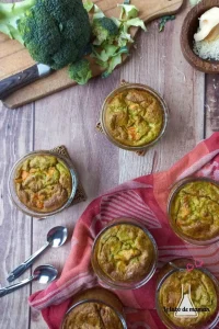 Quiche Sans Pâte au Saumon Brocoli et Kiri