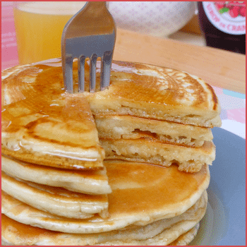 Pancakes aux pommes sans beurre