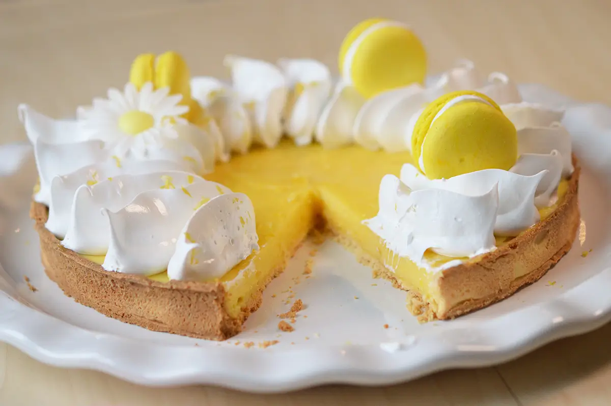 Tarte au citron meringuée