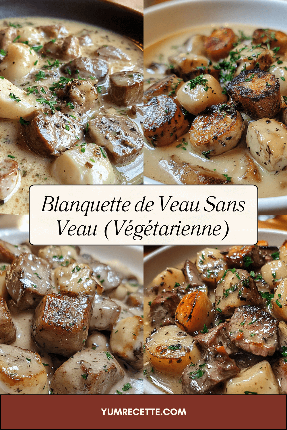 Blanquette de Veau Sans Veau (Végétarienne)