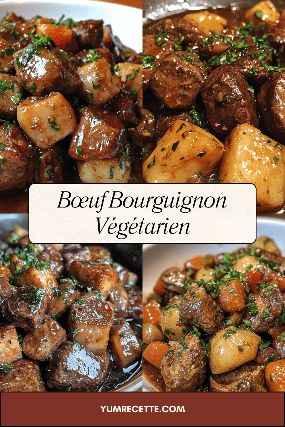 Bœuf Bourguignon Végétarien