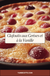 Clafoutis aux Cerises et à la Vanille