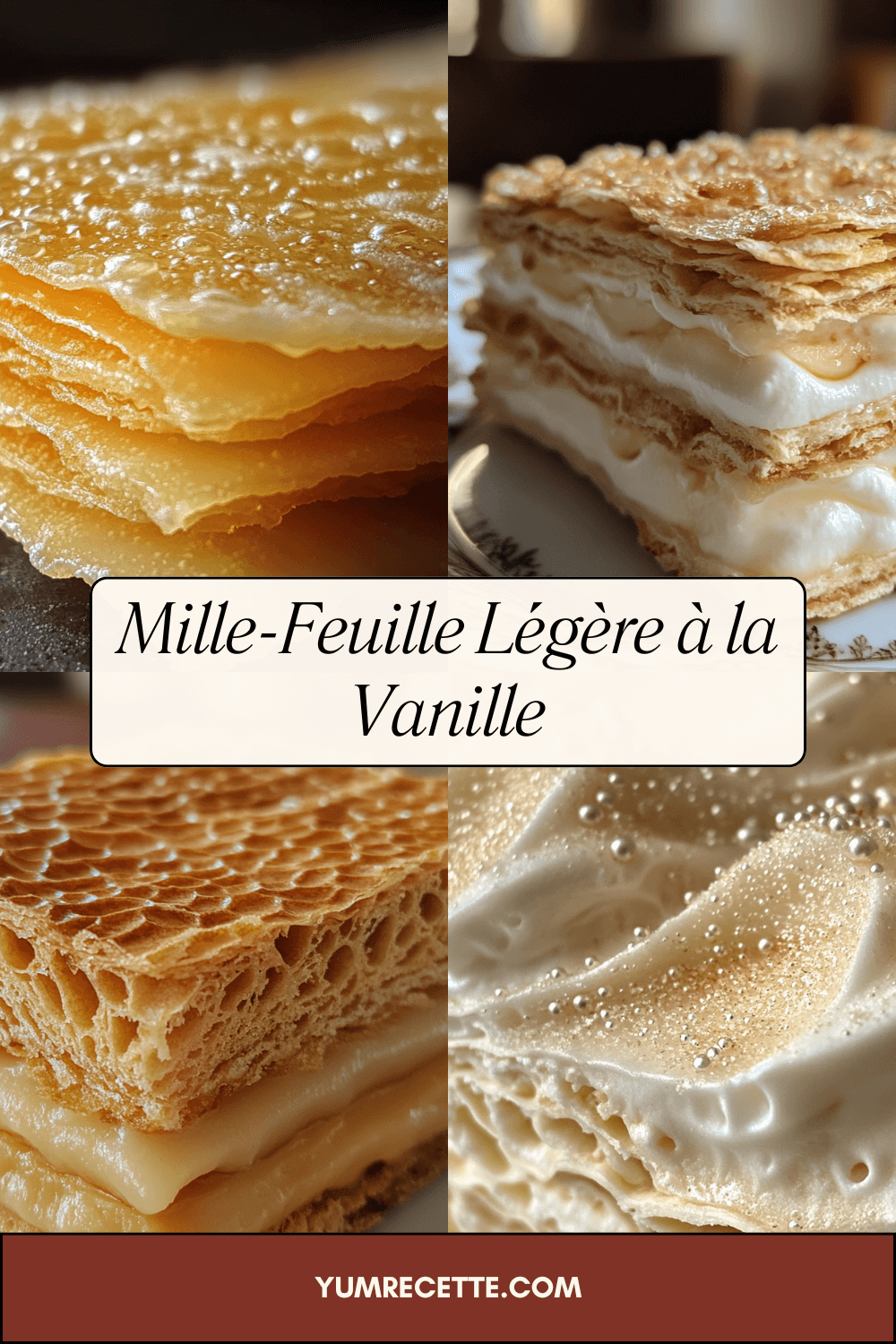 Mille-Feuille Légère à la Vanille