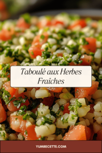 Taboulé aux Herbes Fraîches