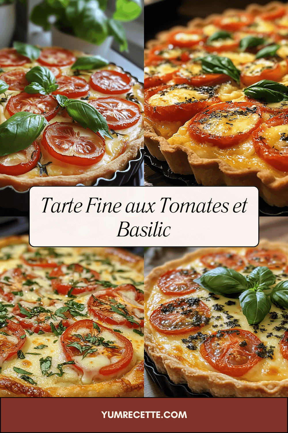 Tarte Fine aux Tomates et Basilic