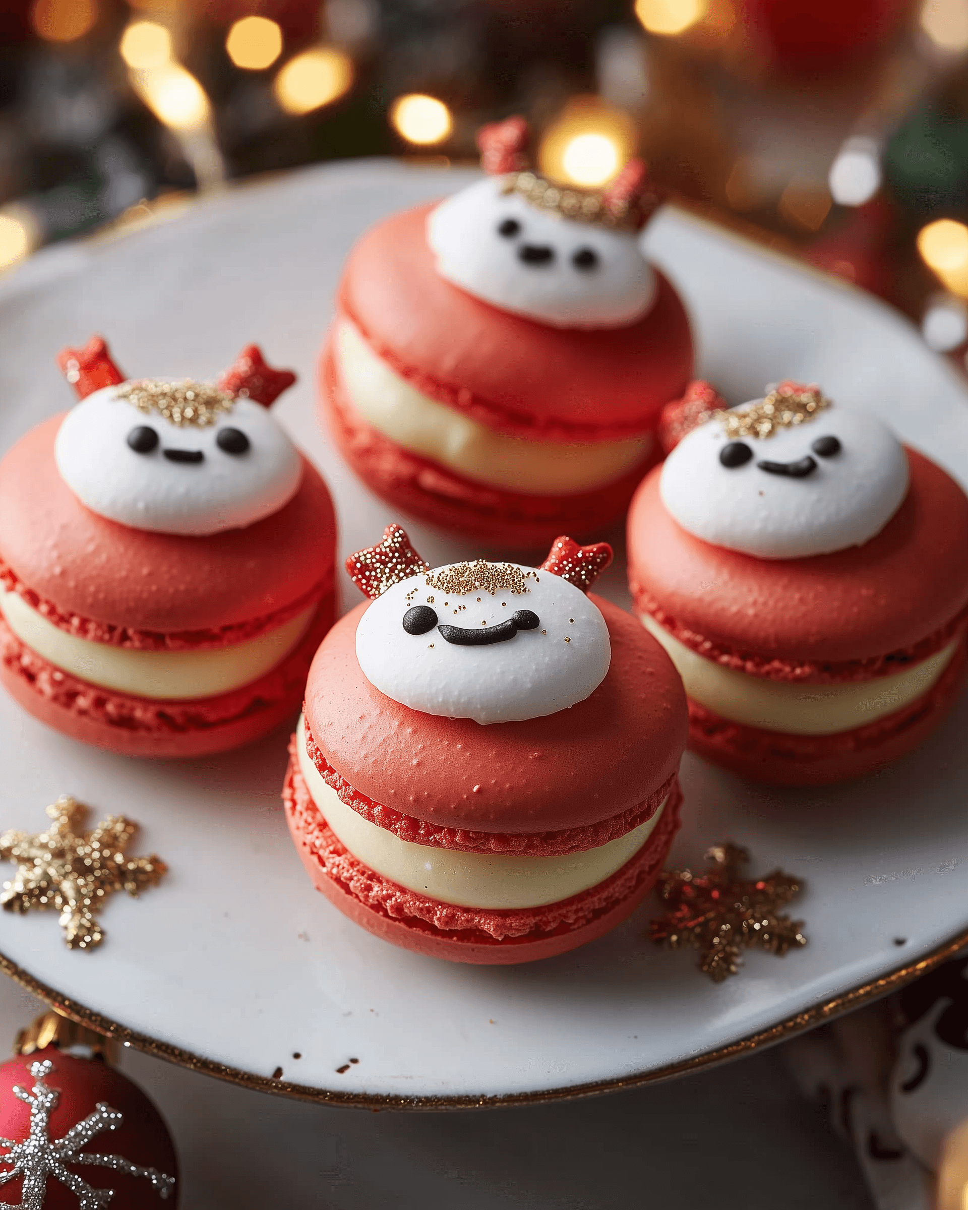 Macarons de Noël