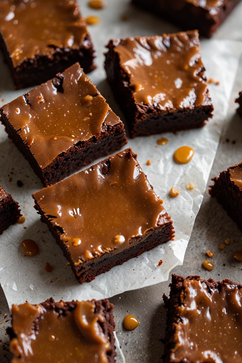 Brownies au caramel