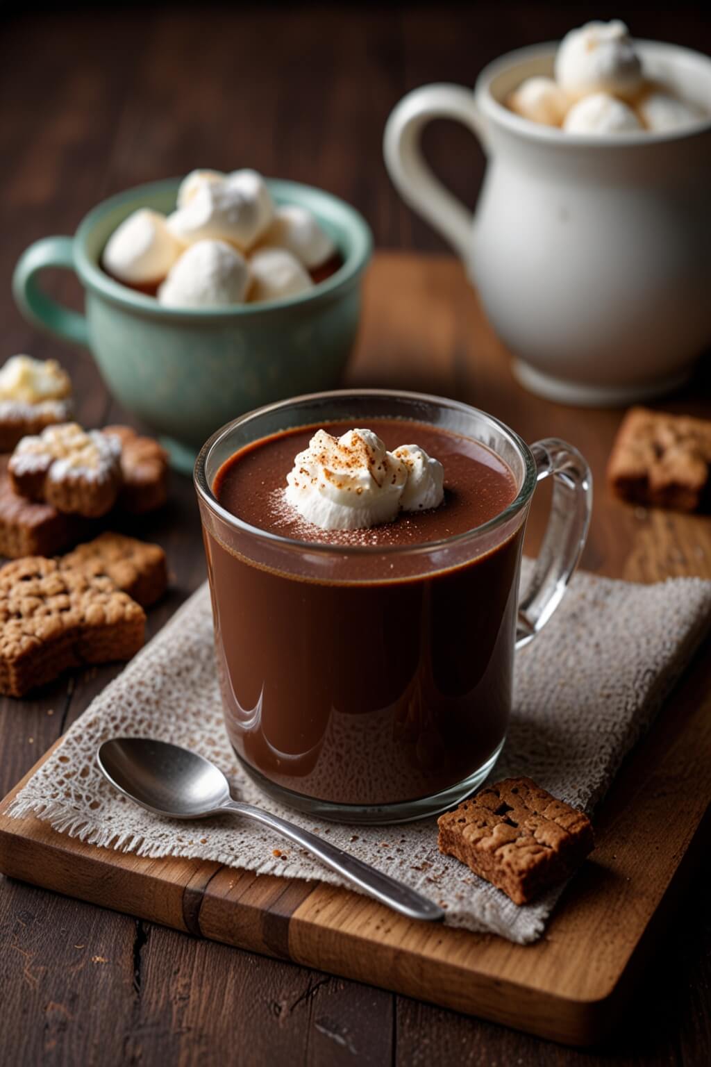 Chocolat chaud avec guimauves