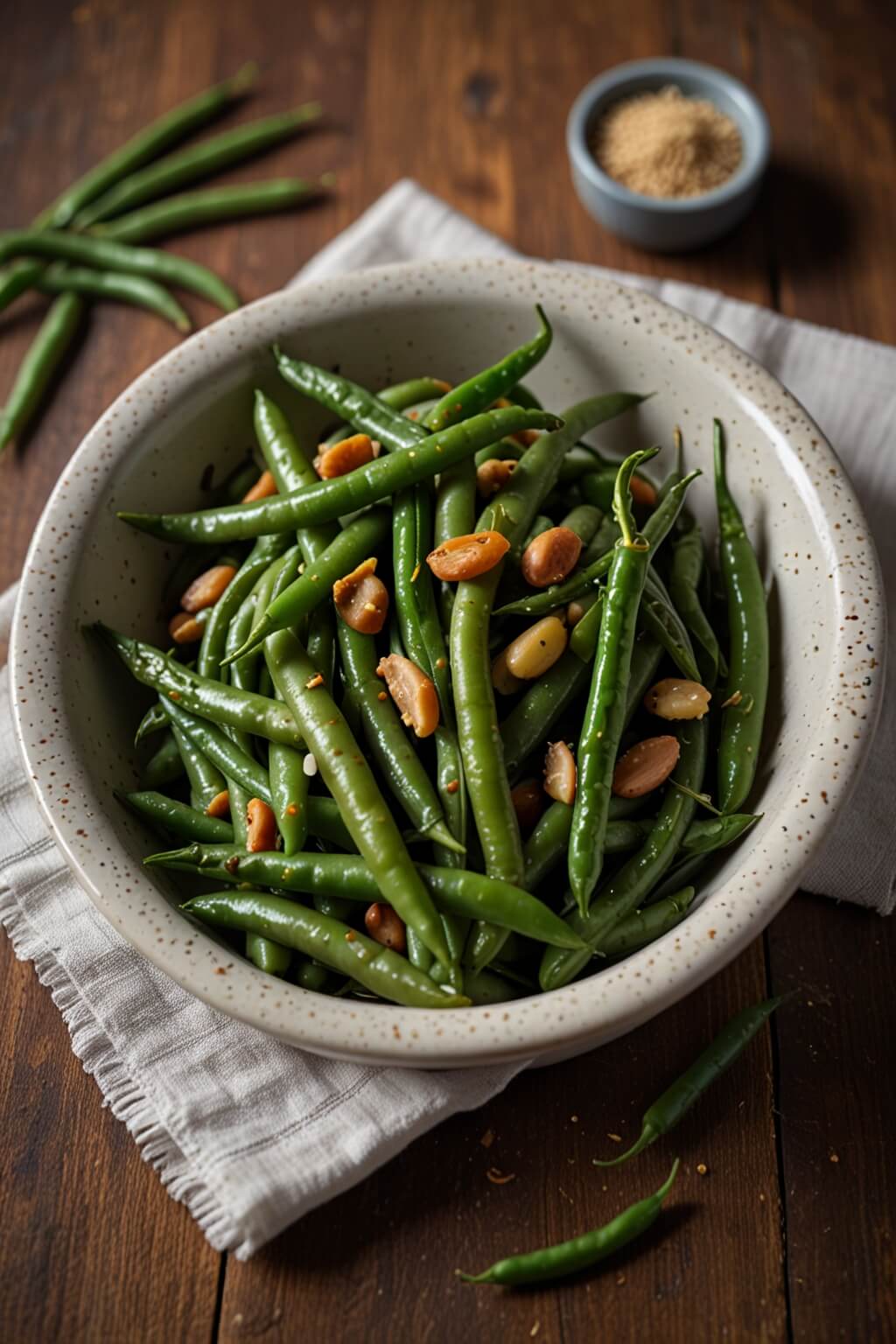 Haricots verts à l’amandine