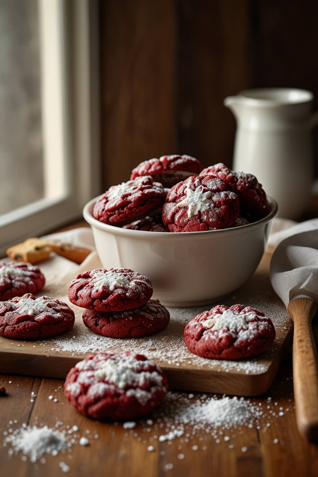 Red velvet cookies