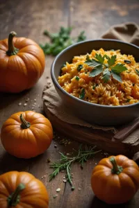 Risotto au Potimarron – Un Plat Réconfortant