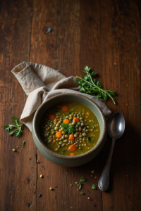 Soupe des lentilles