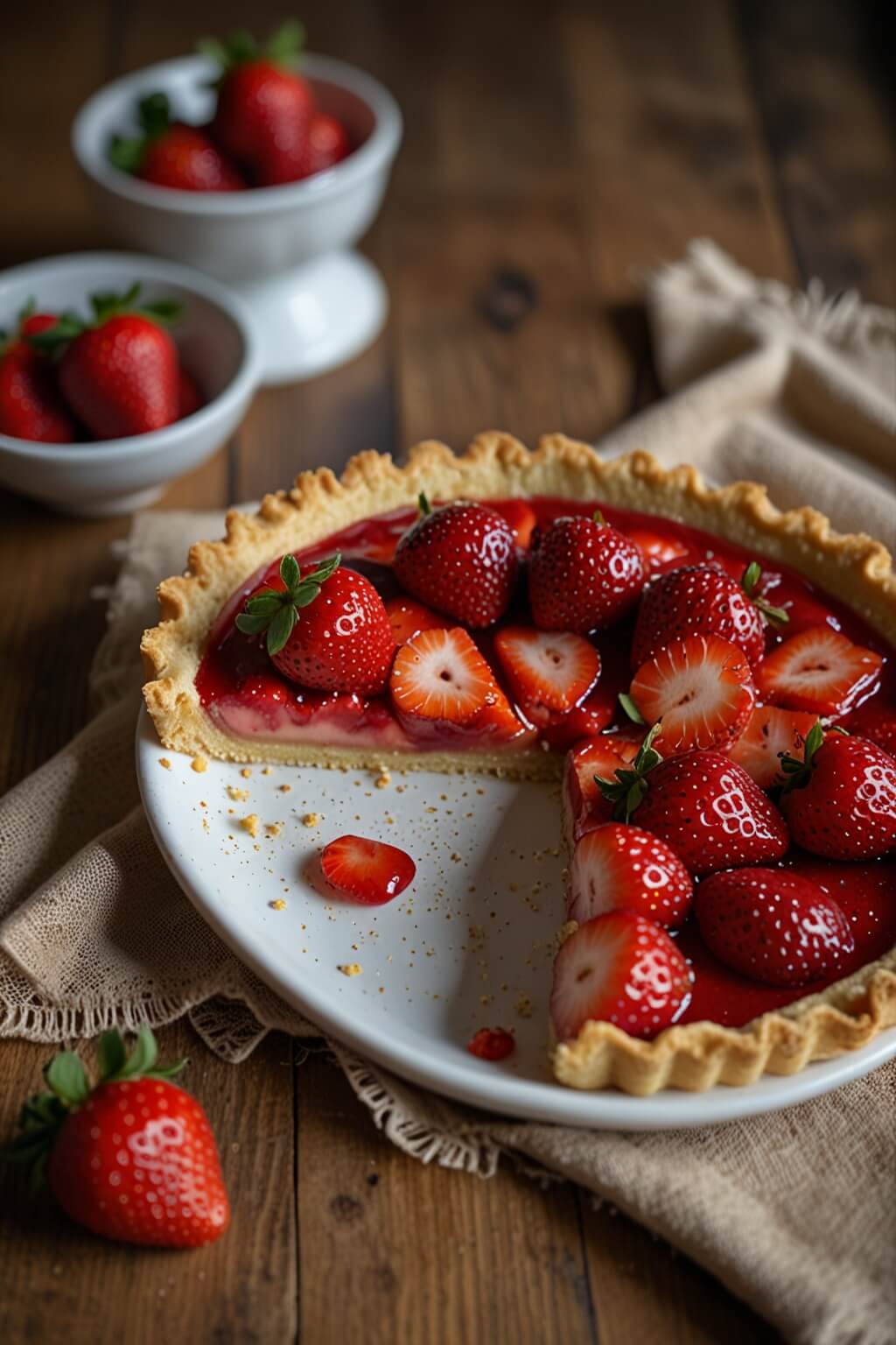 Tarte au fraises