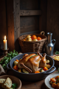 Une petite pintade en cocotte pour les soirées les plus fraîches !