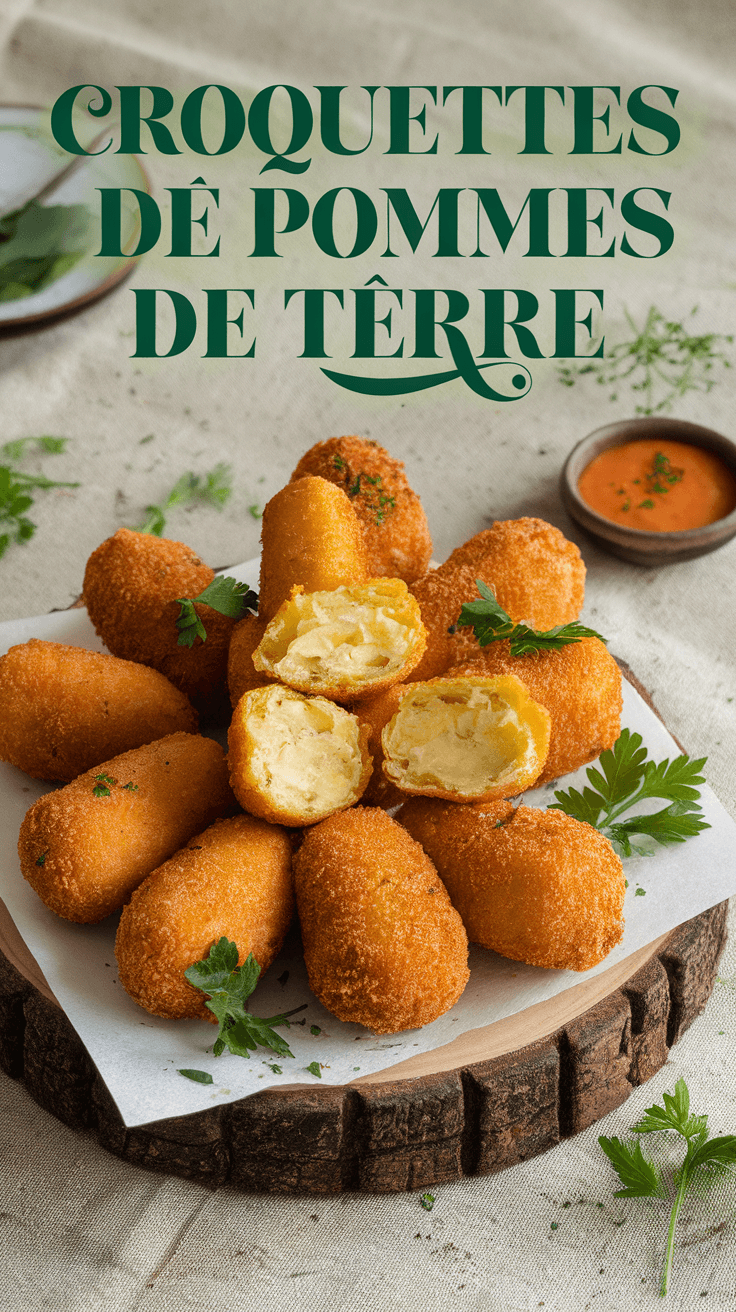 Croquettes de Pommes de Terre Recette Maison Facile — free download