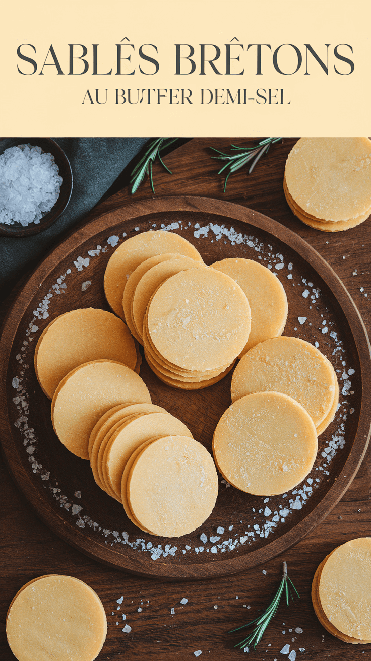 Sablés Bretons au Beurre Demi-Sel : Recette Classique