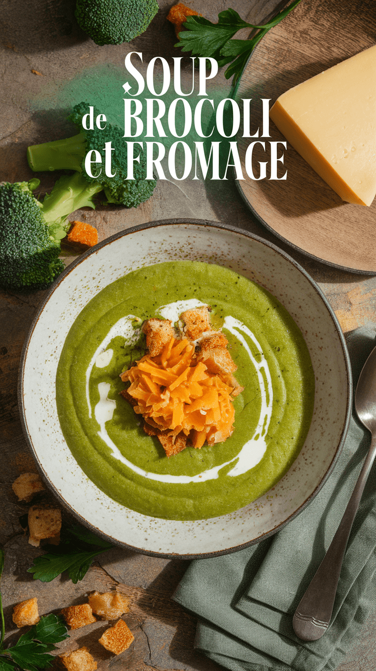 Soupe de Brocoli et Fromage
