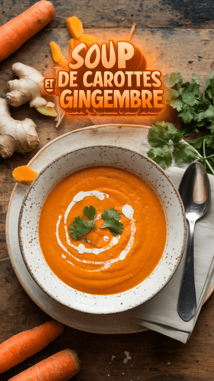 Soupe de Carottes et Gingembre
