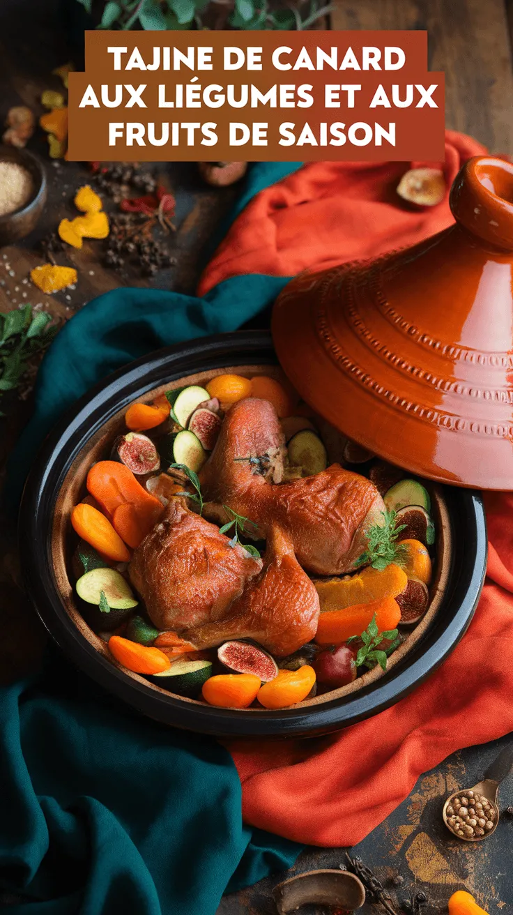Tajine De Canard Aux Légumes Et Aux Fruits De Saison