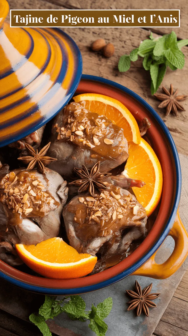 Tajine De Pigeon Au Miel Et À L'Anis