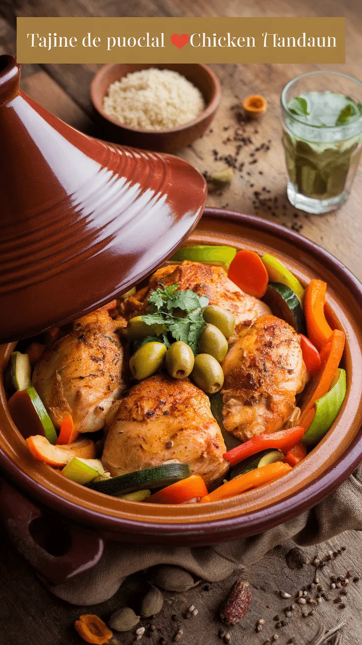 Tajine De Poulet À La Marocaine