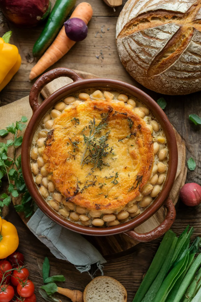 Cassoulet Végétarien aux Haricots Blancs