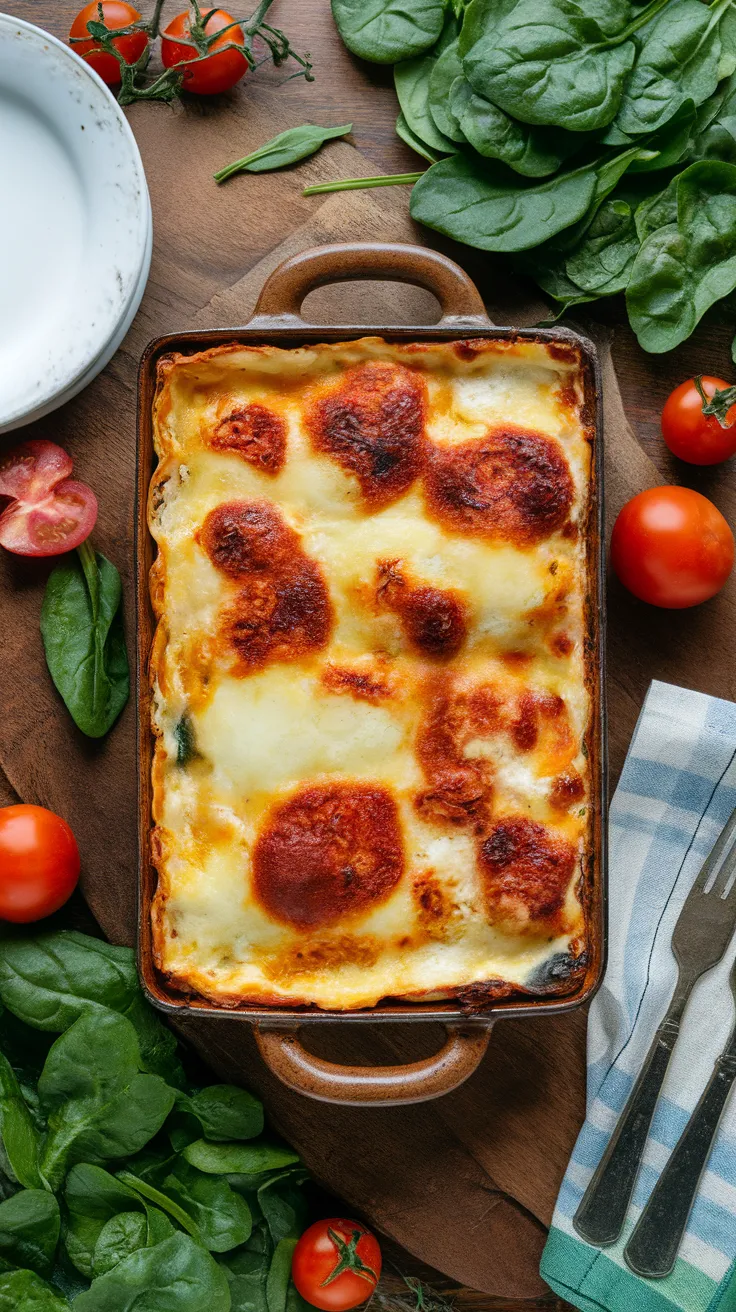 Lasagnes aux Épinards et Ricotta