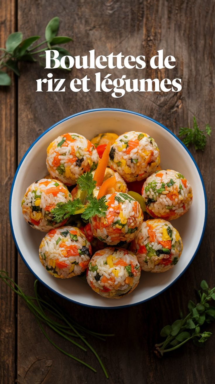 Boulettes de Riz et Légumes