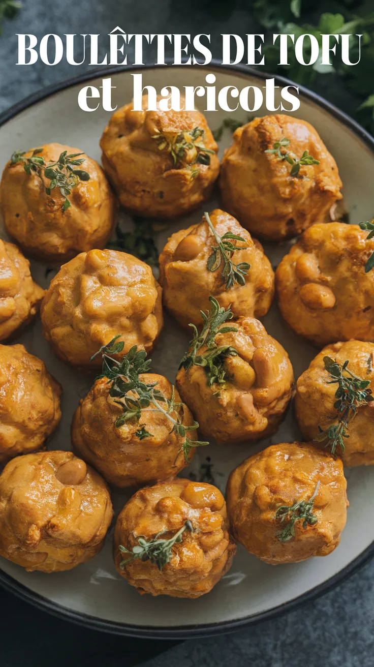 Boulettes de Tofu et Haricots