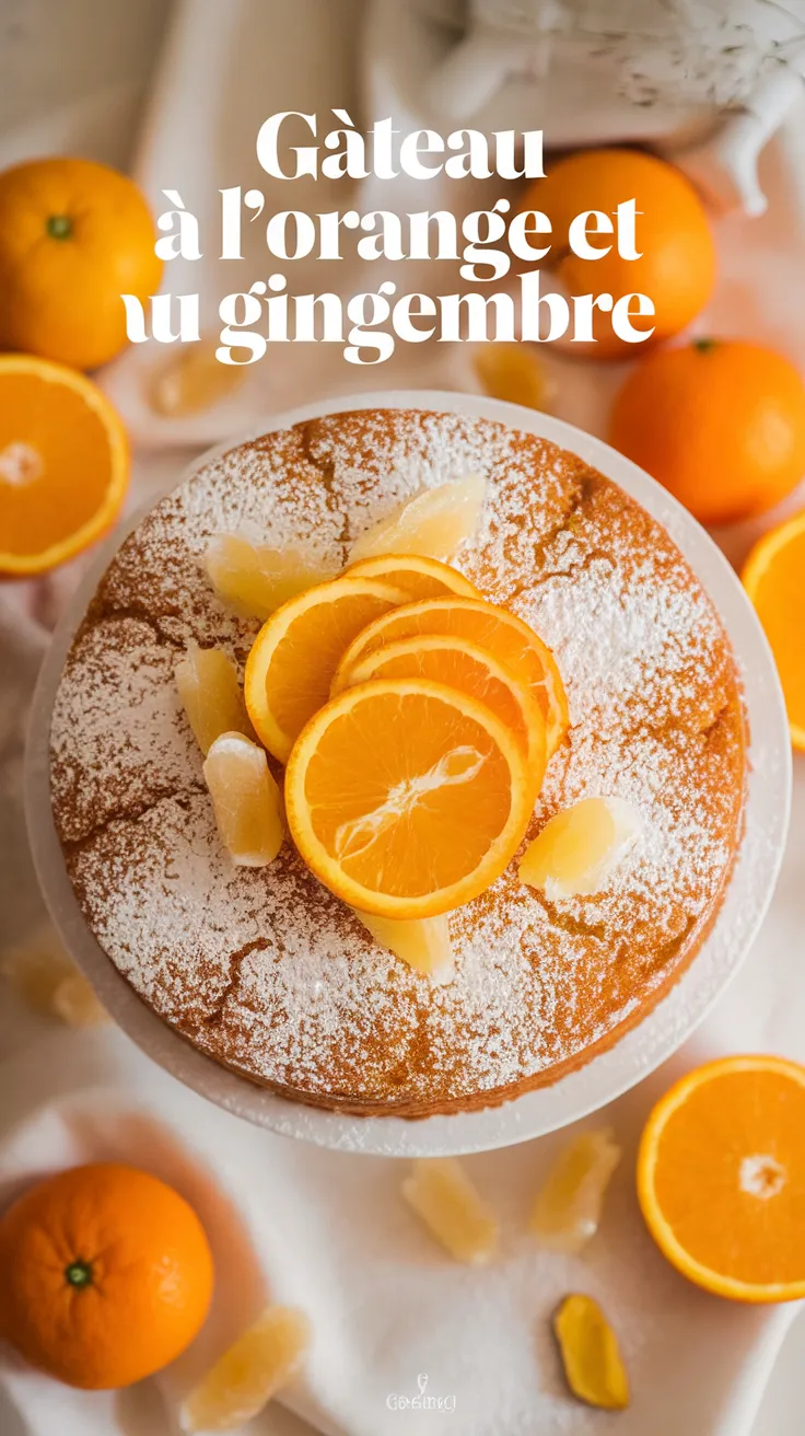 Cake A l'Orange et au Gingembre