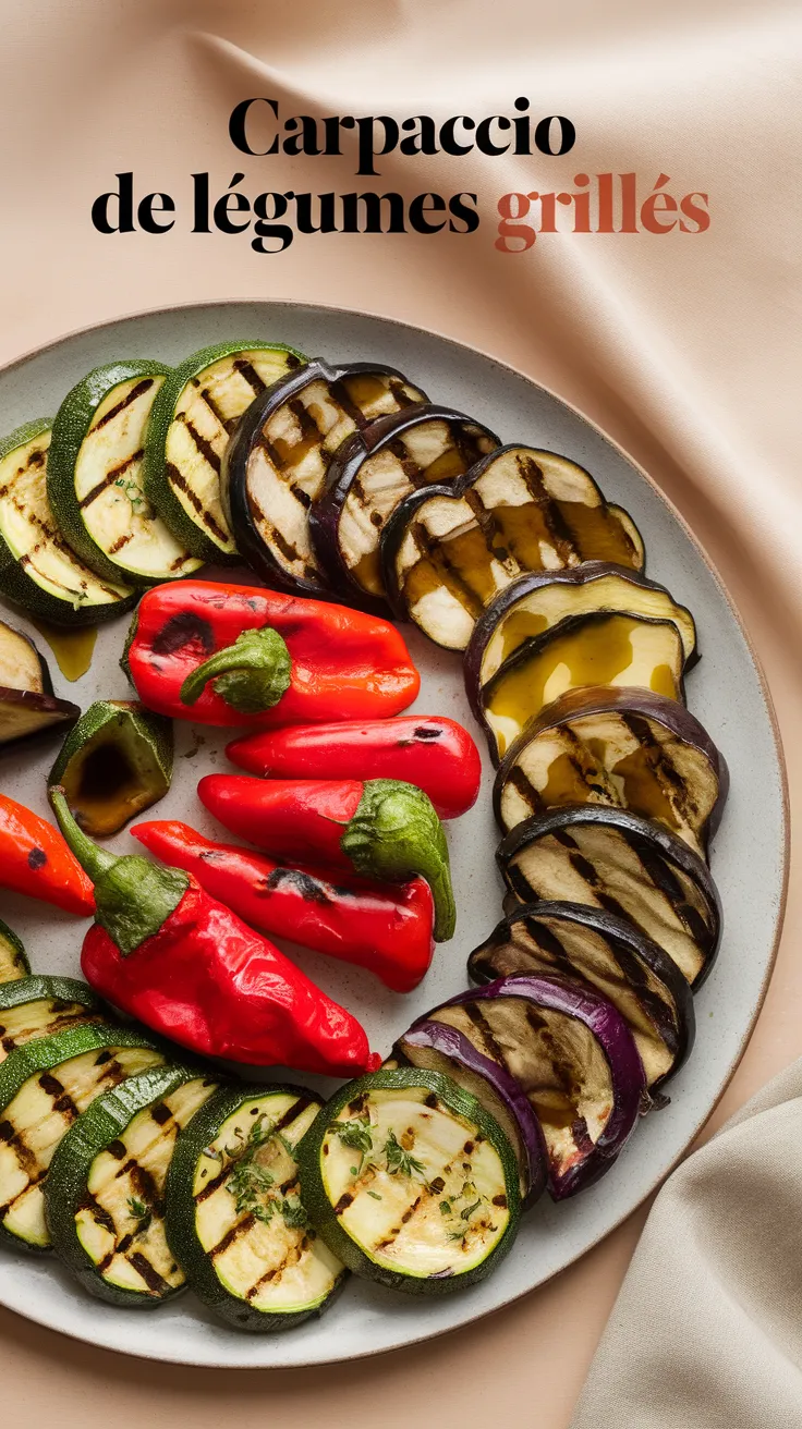 Carpaccio de Légumes Grillés