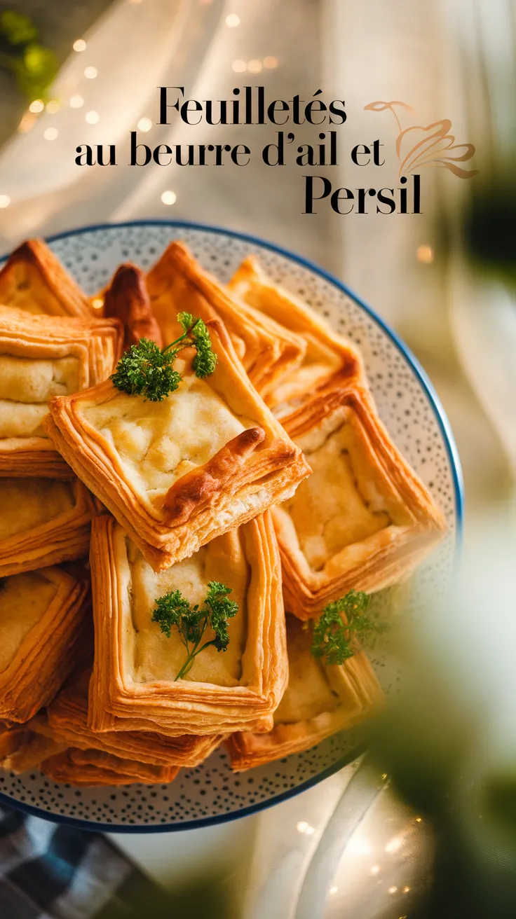 Feuilletés au Beurre d'Ail et Persil
