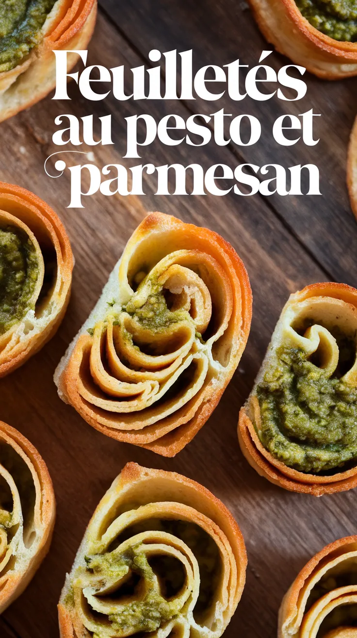Feuilletés au Pesto et Parmesan