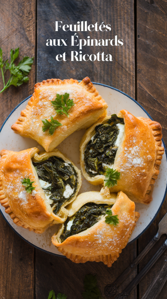 Feuilletés aux Apinards et Ricotta