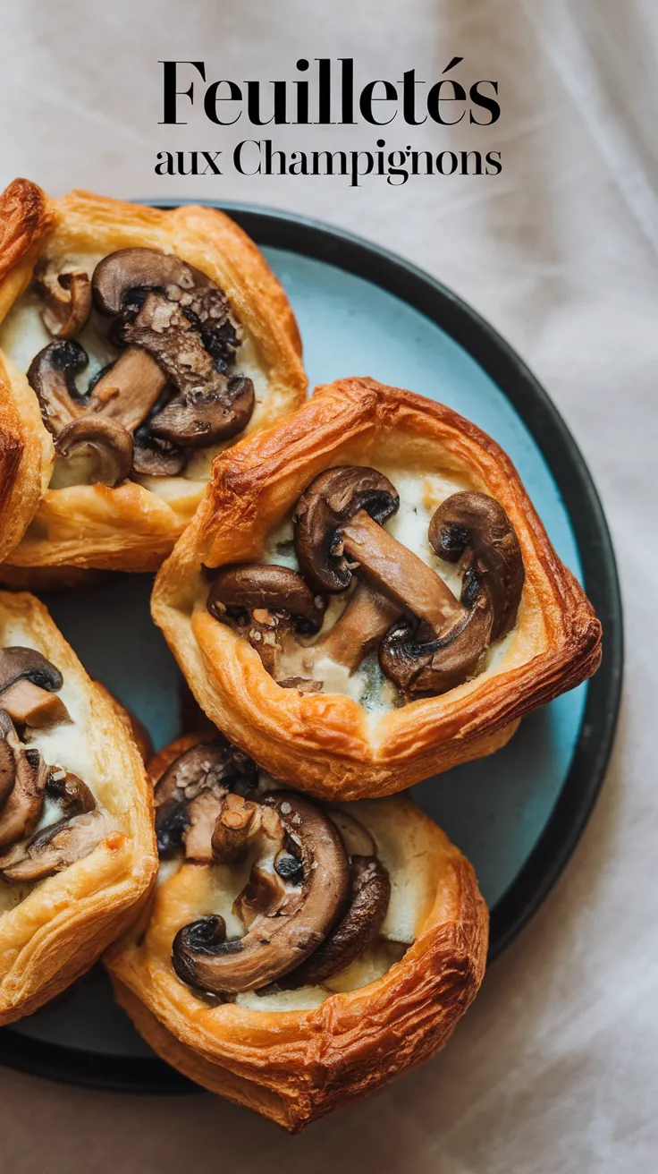 Feuilletés aux Champignons