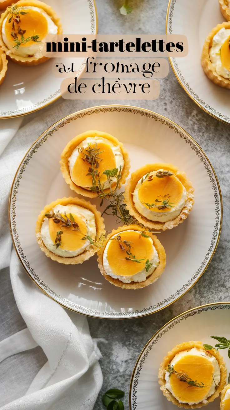Mini-Tartelettes au Fromage de Chèvre