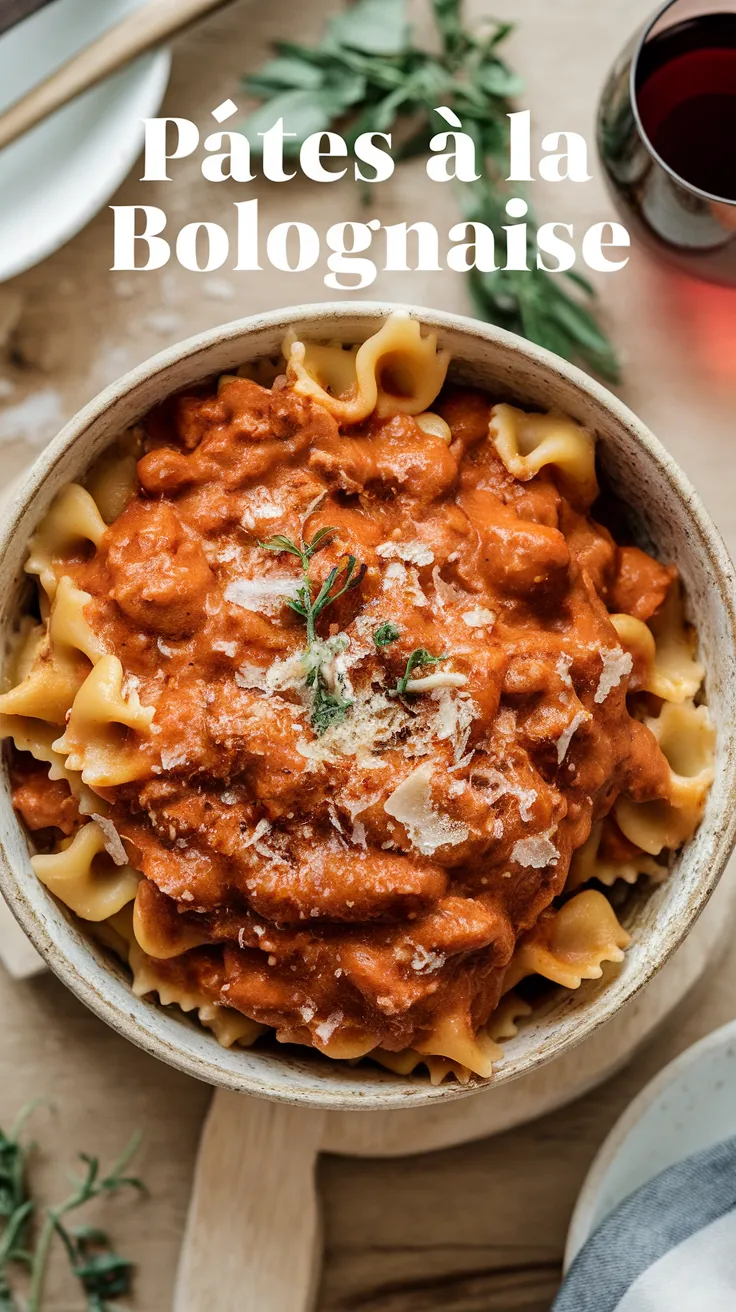 Pates A la Bolognese