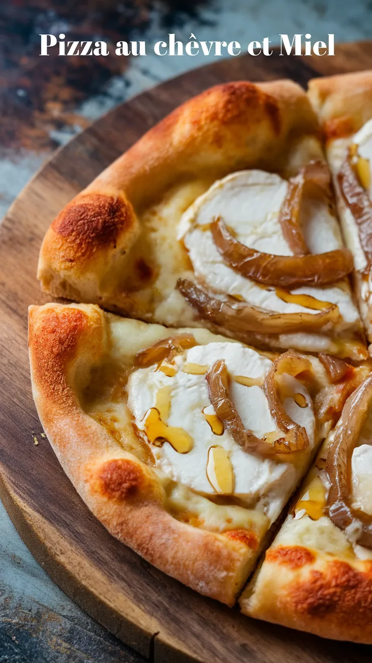 Pizza au Chèvre et Miel