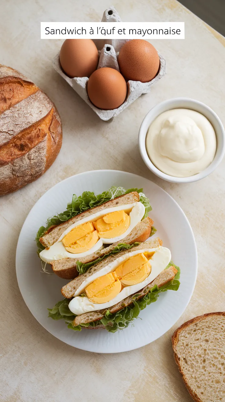 Sandwich A l'Å’uf et Mayonnaise