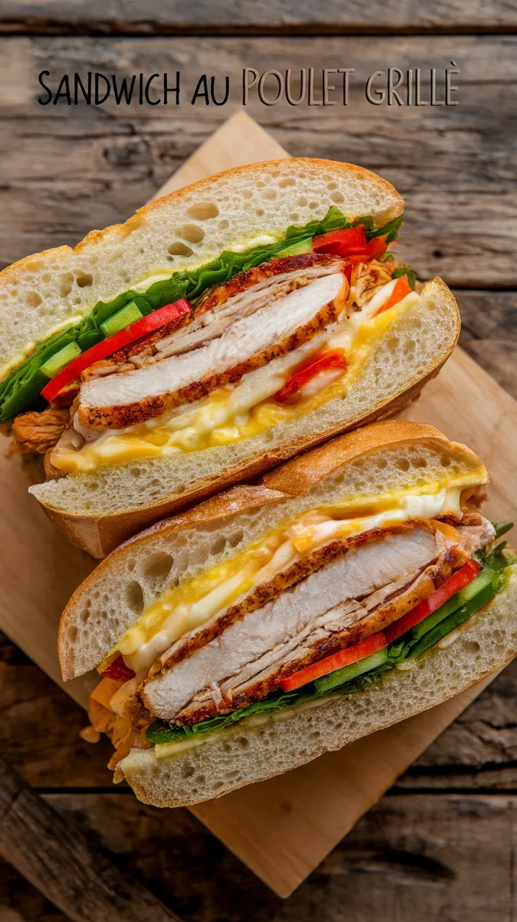 Sandwich au Poulet Grillé