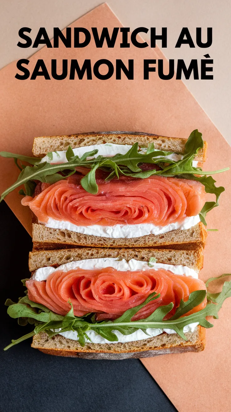 Sandwich au Saumon Fumé