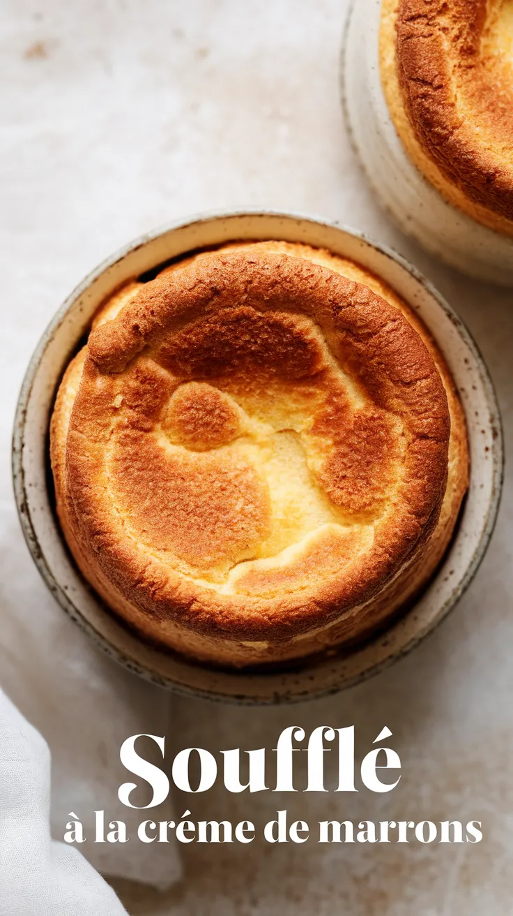 Soufflé A la Crème de Marrons