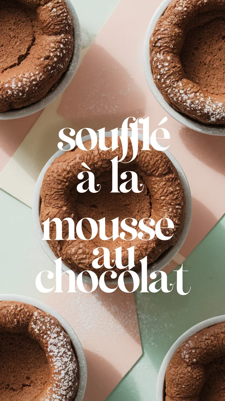 Soufflé A la Mousse au Chocolat