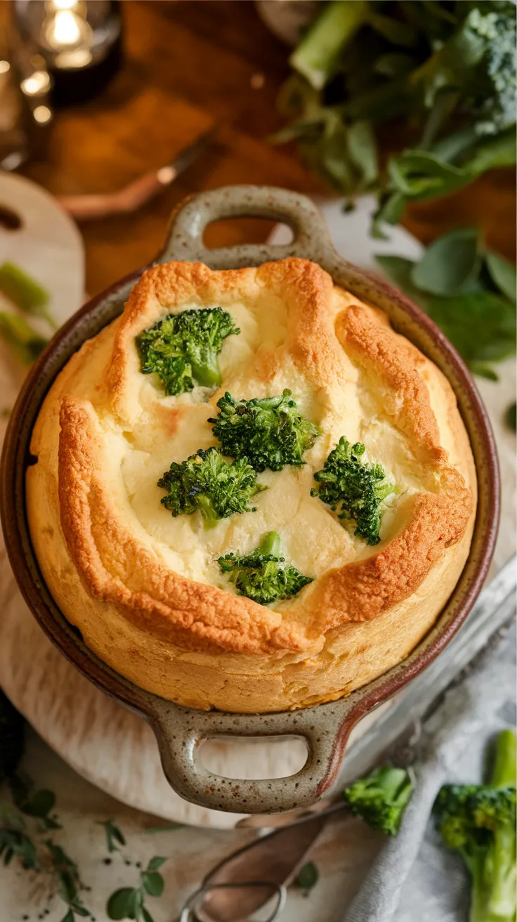 Soufflé au Brocoli
