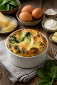 Soufflé aux Épinards