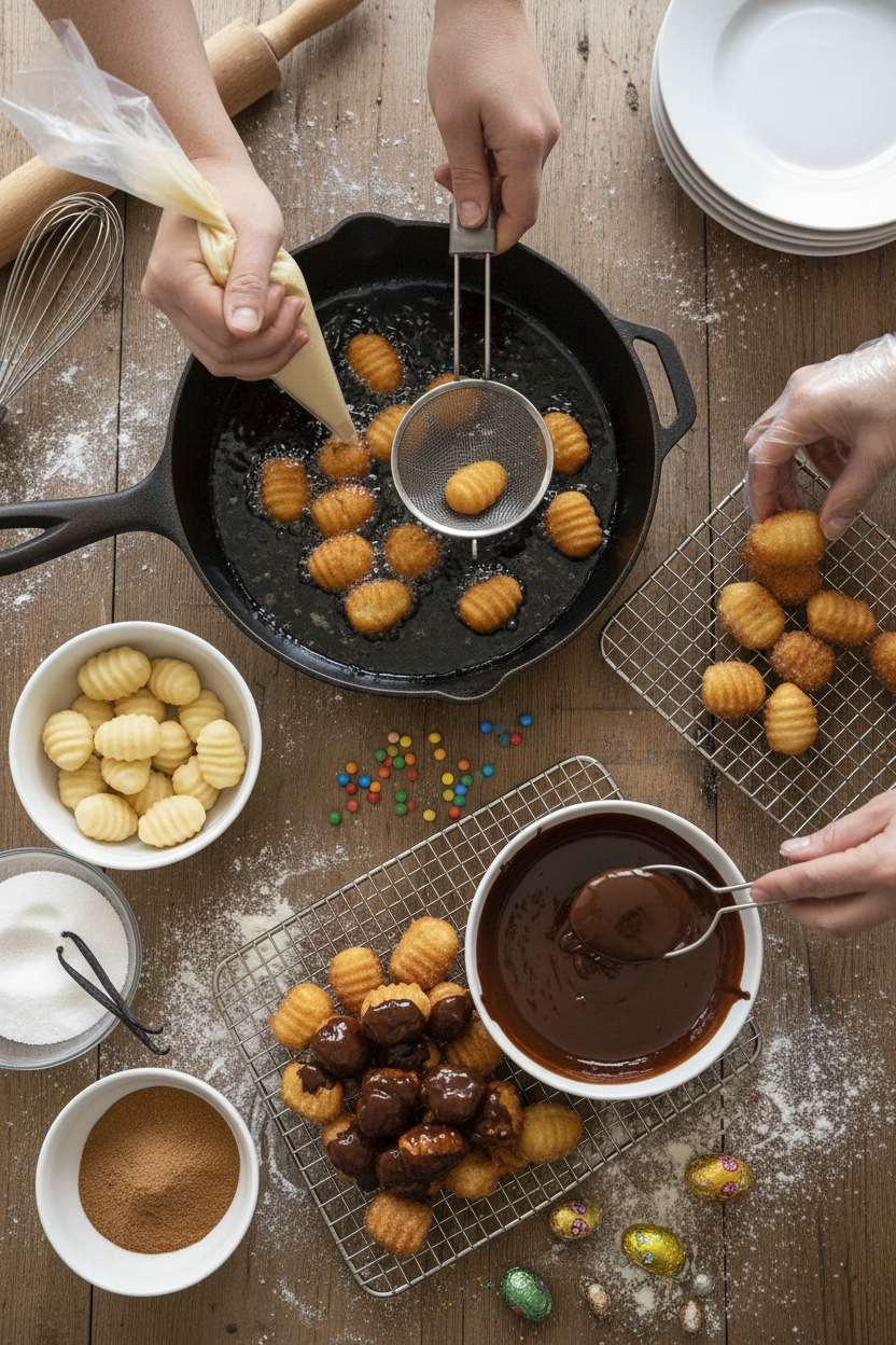 Préparation des Gnocchis Préparation des Gnocchis