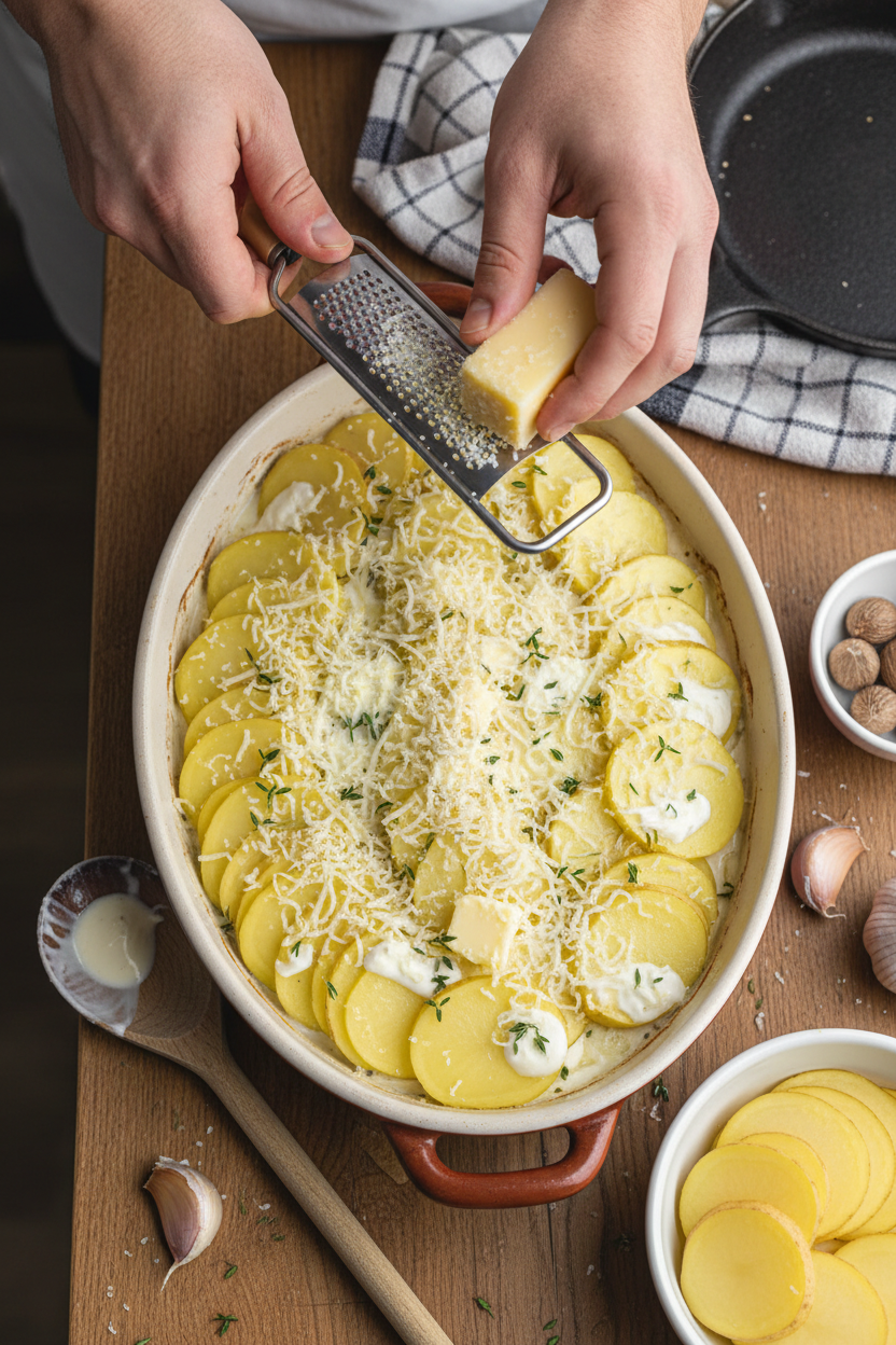 Préparation Gratin Dauphinois Préparation Gratin Dauphinois