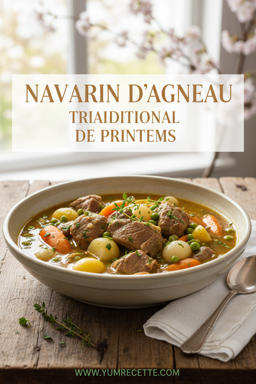 Navarin d'Agneau traditionnel de printemps Navarin d'Agneau traditionnel de printemps