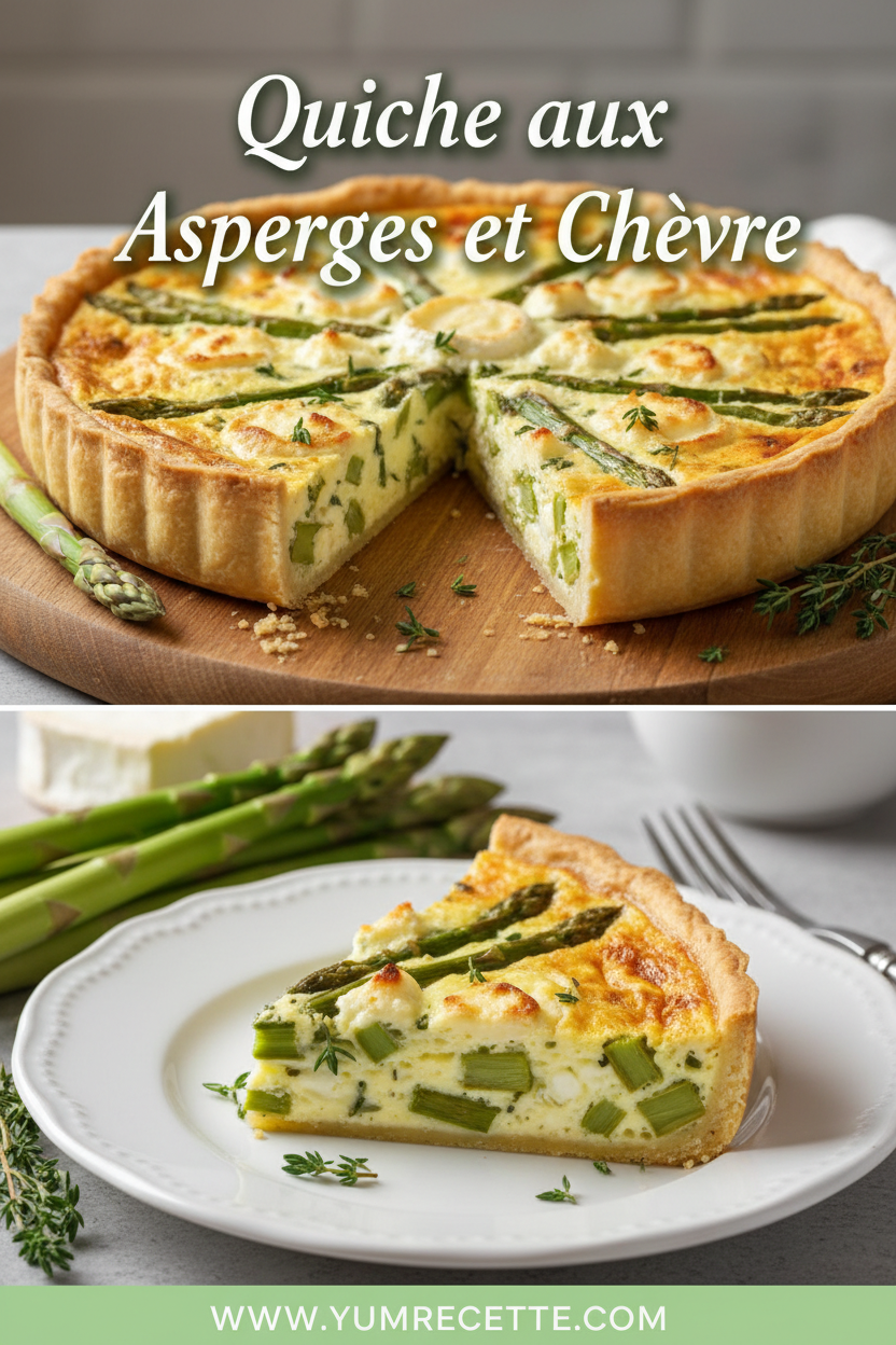 Quiche aux Asperges et Chèvre Quiche aux Asperges et Chèvre
